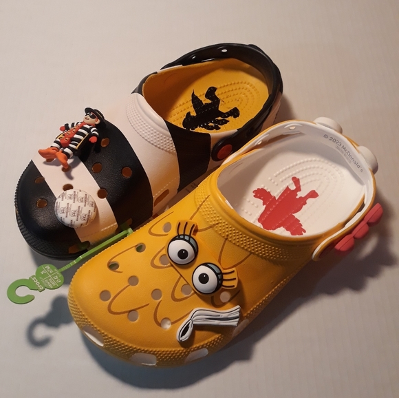 (New) Adult McDonald's Crocs Clogs Mix Set (M9/W11) - Picture 4 of 7